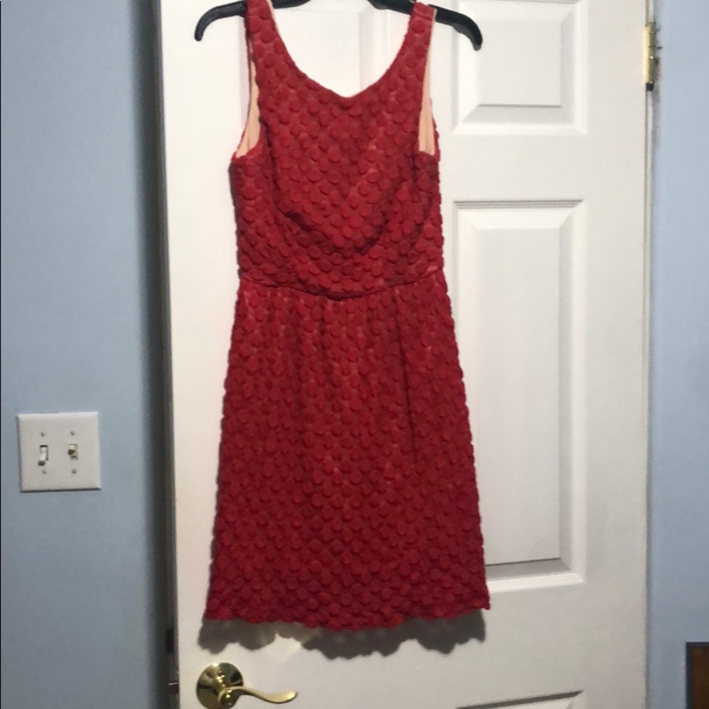 Mystic red lace dress